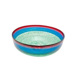 Vintage DKL Studio Art Glass Center Bowl