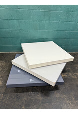 Modern Swivel Coffee Table With A Glossy White & Gray Finish