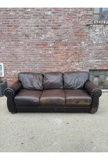 Leather Dark Brown Sofa