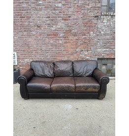 Leather Dark Brown Sofa