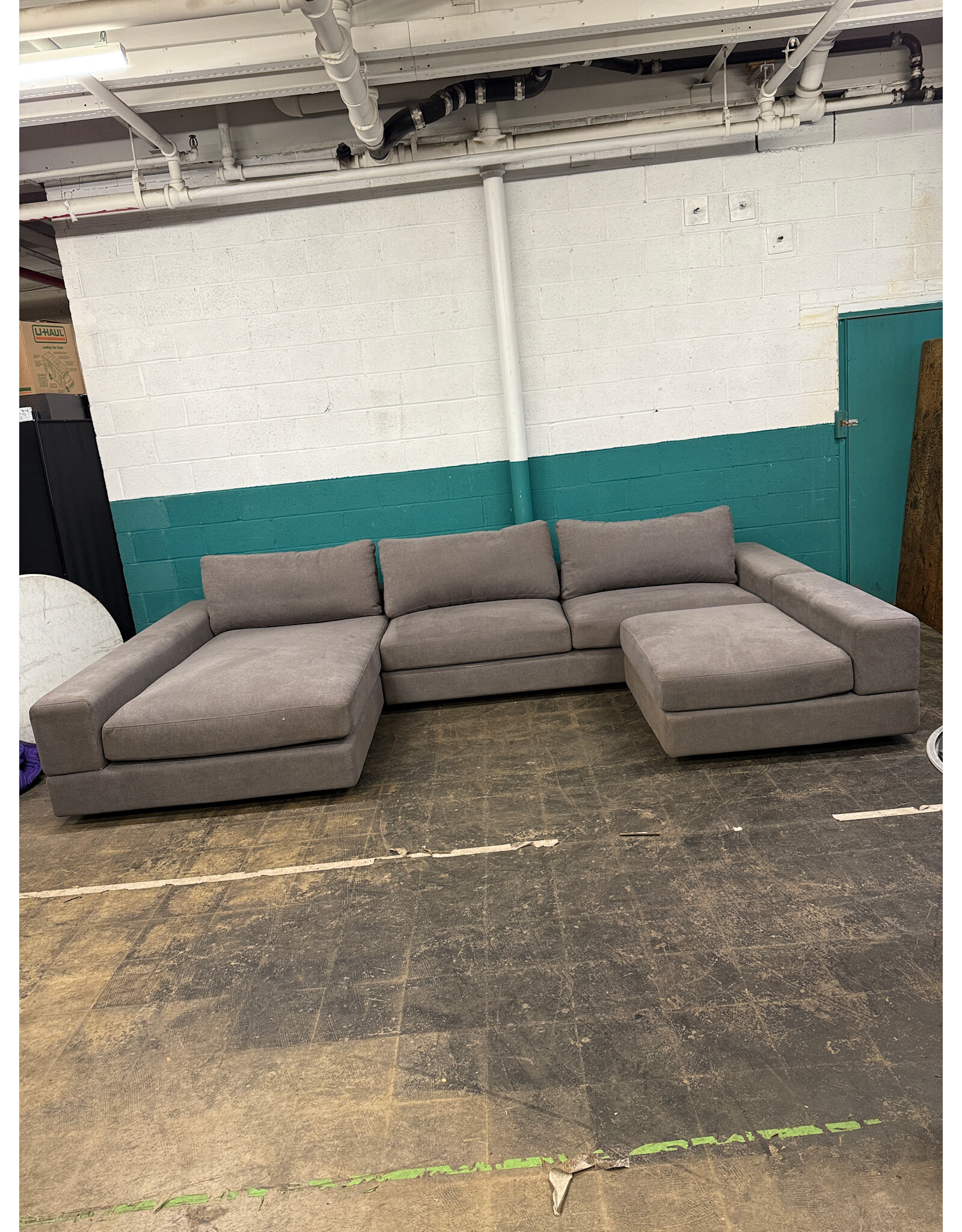 King Living Modular Grey Sectional 9-Piece Sofa