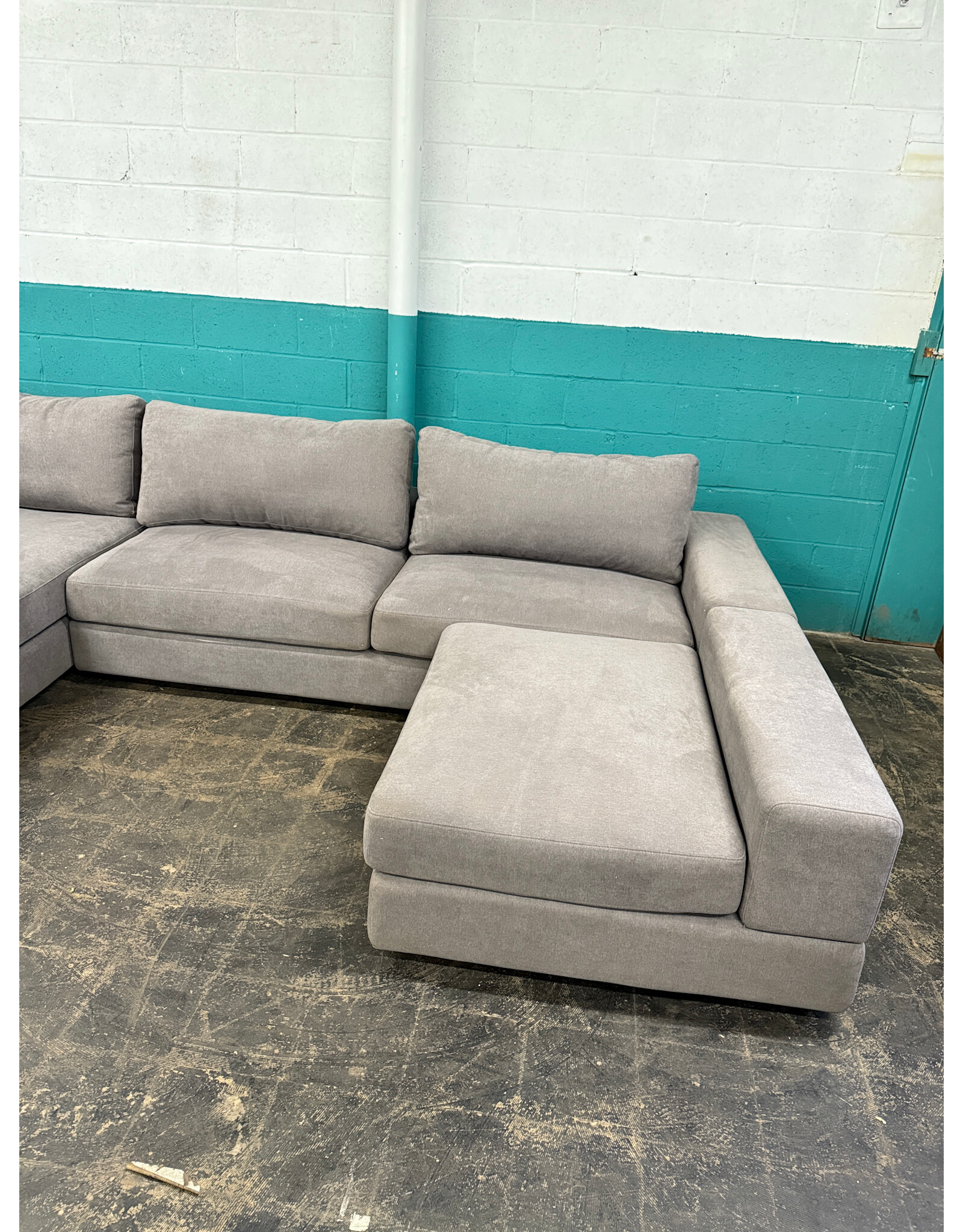 King Living Modular Grey Sectional 9-Piece Sofa