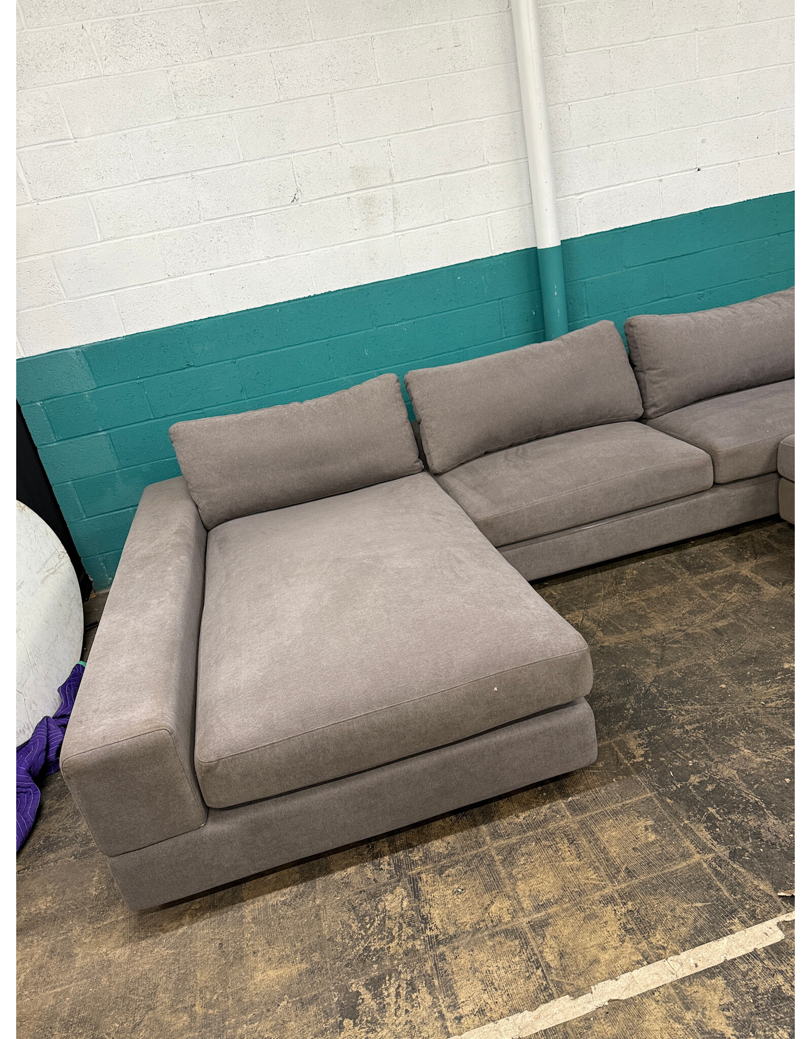 King Living Modular Grey Sectional 9-Piece Sofa