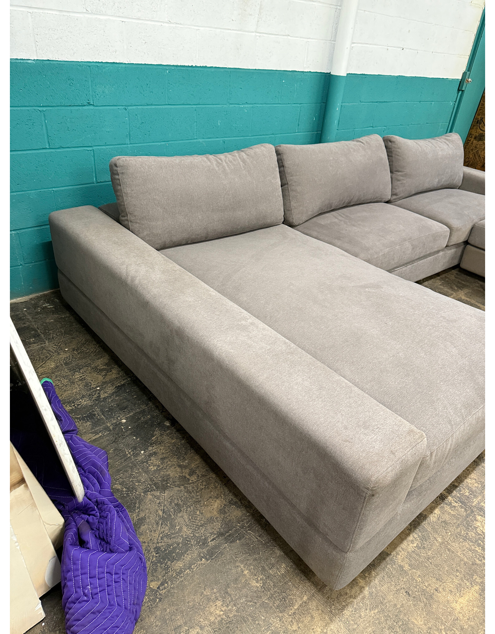 King Living Modular Grey Sectional 9-Piece Sofa