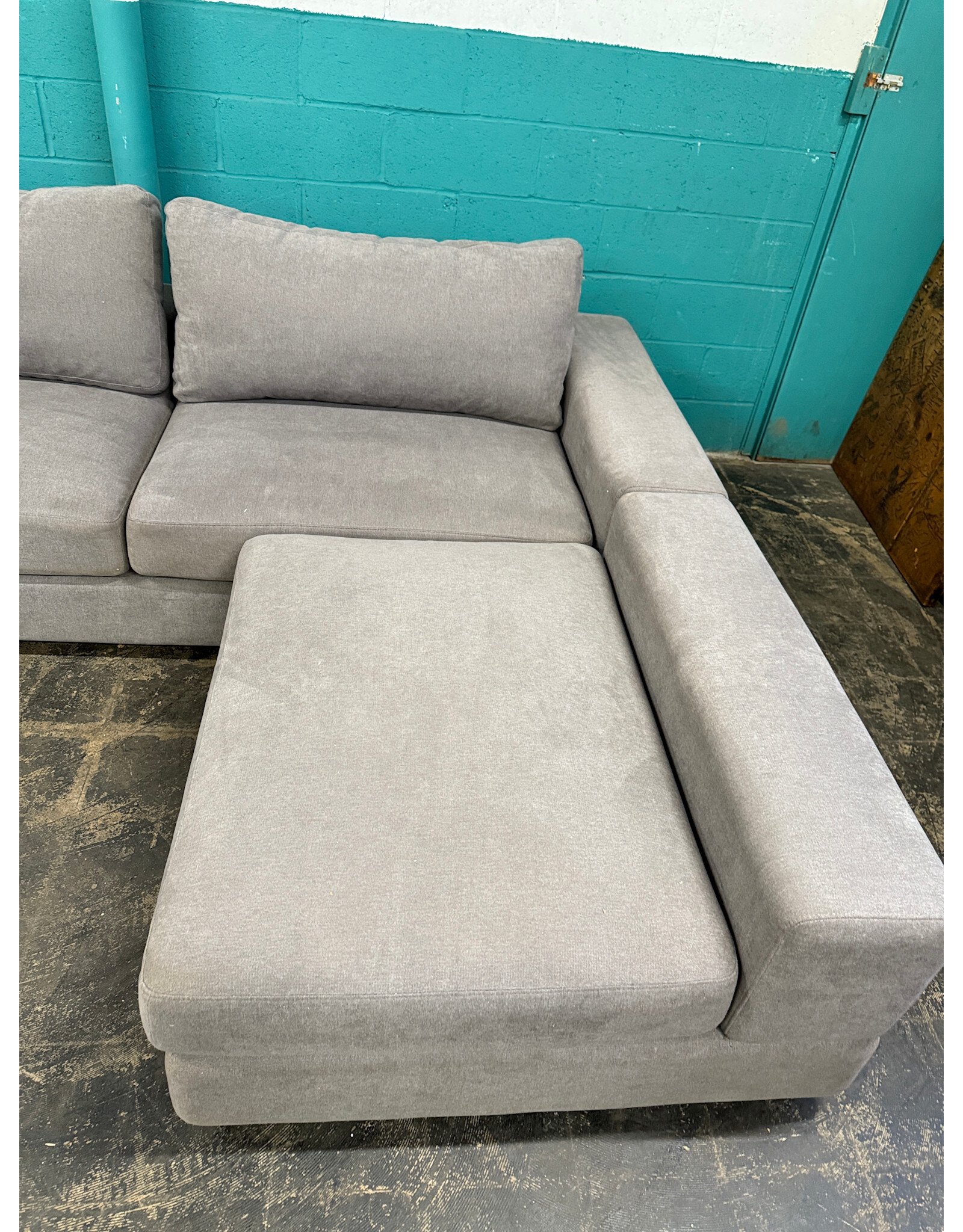 King Living Modular Grey Sectional 9-Piece Sofa