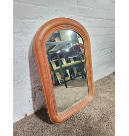 Wooden Arched Hanging Mirror