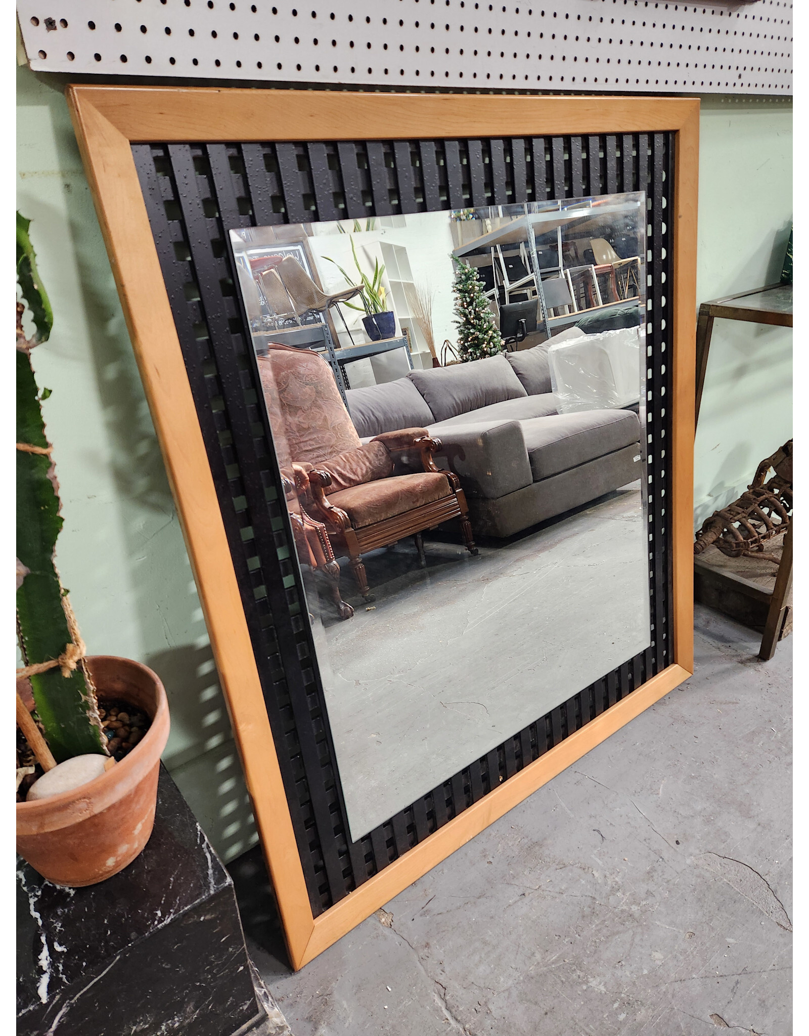 Wisconsin Maple Hanging Mirror