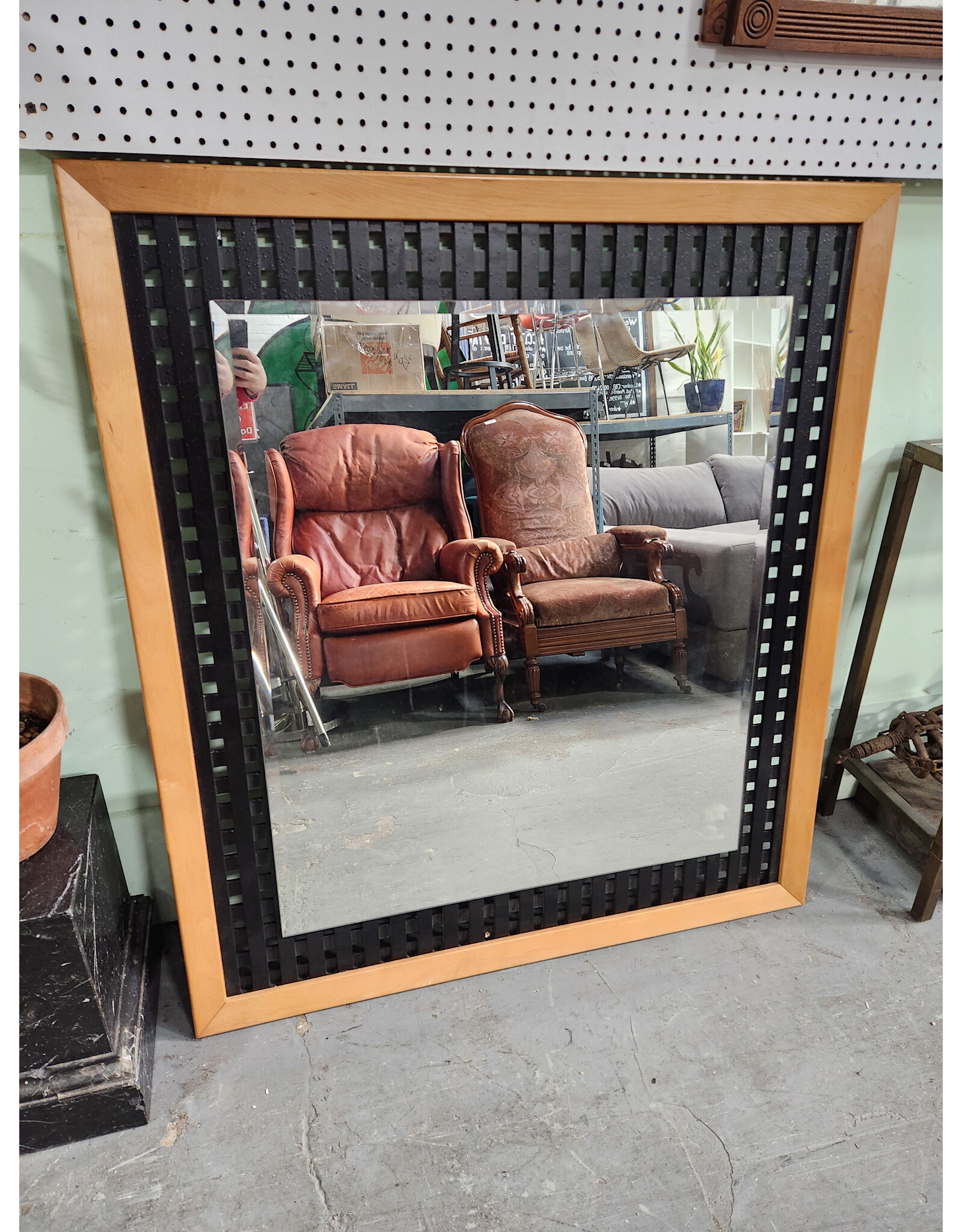 Wisconsin Maple Hanging Mirror