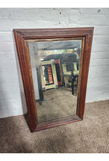 Antique Wooden Hanging Mirror