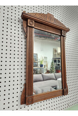Victorian Carved Wooden Hanging Mirror