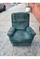 Vintage Green Upholstered Recliner
