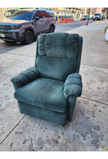 Vintage Green Upholstered Recliner