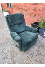 Vintage Green Upholstered Recliner