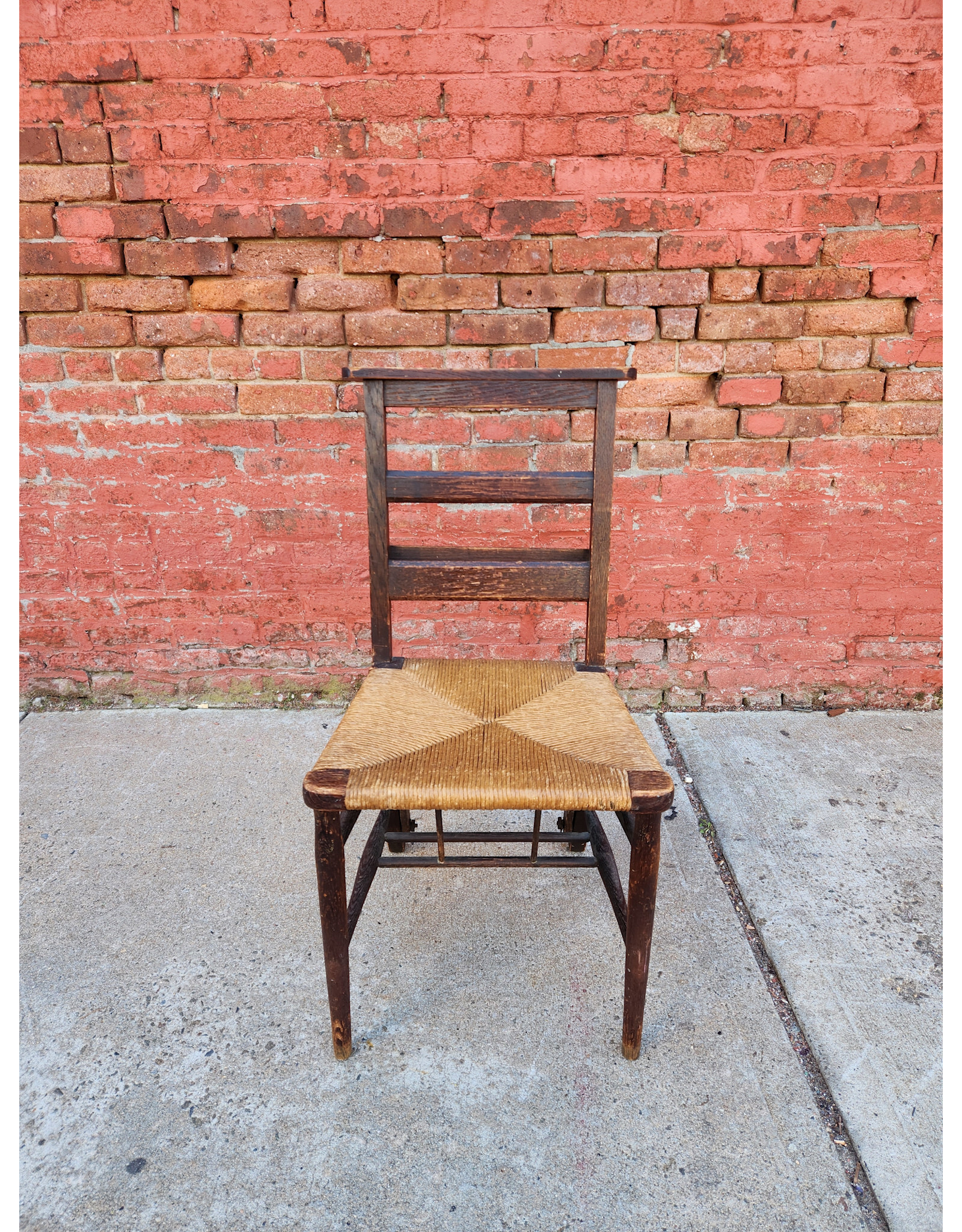 Antique Wooden Kneeling Prayer Chair