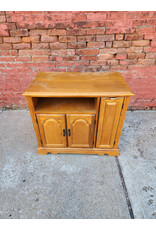 Wooden Media Storage Cabinet