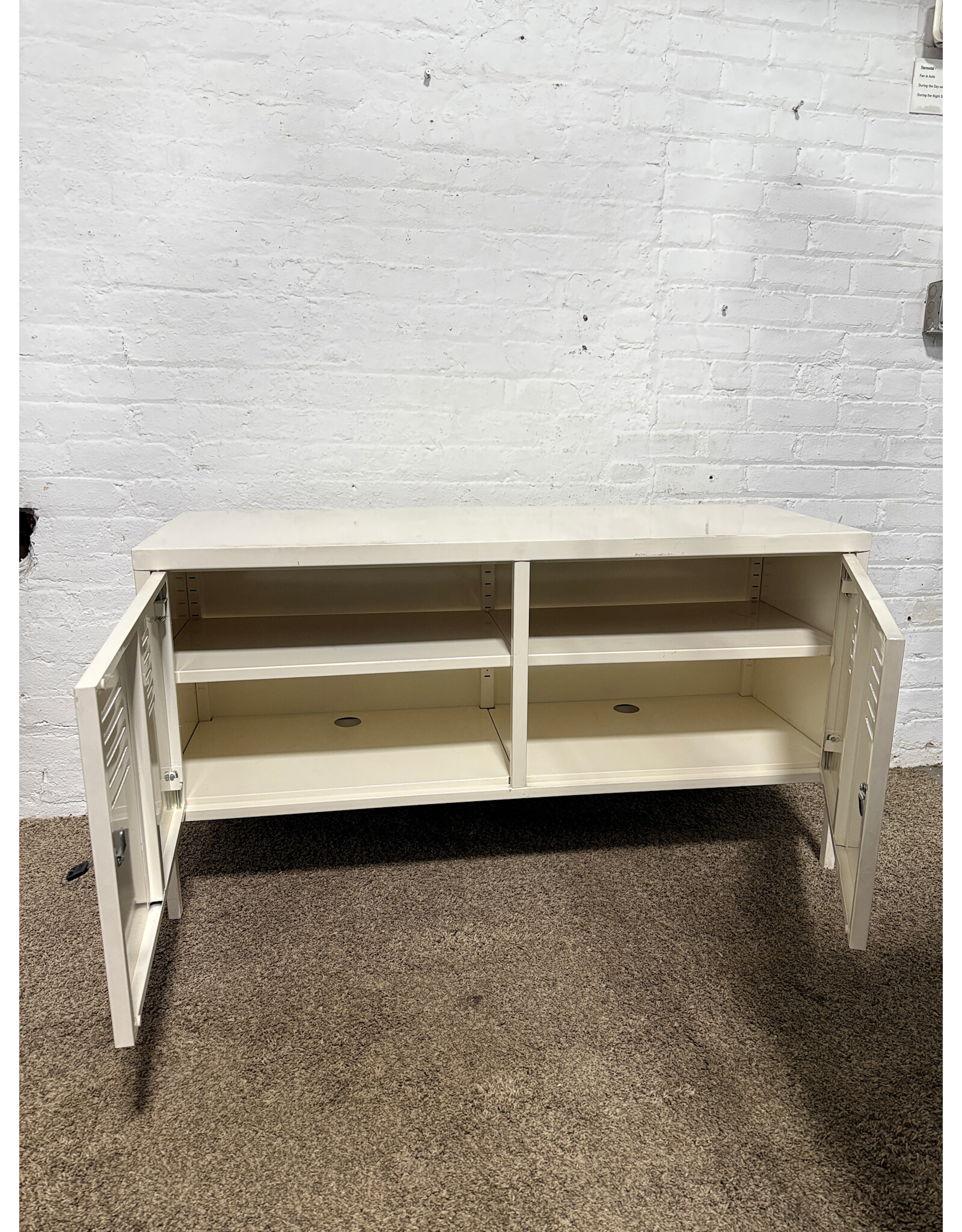 IKEA Ikea White Metal Cabinet