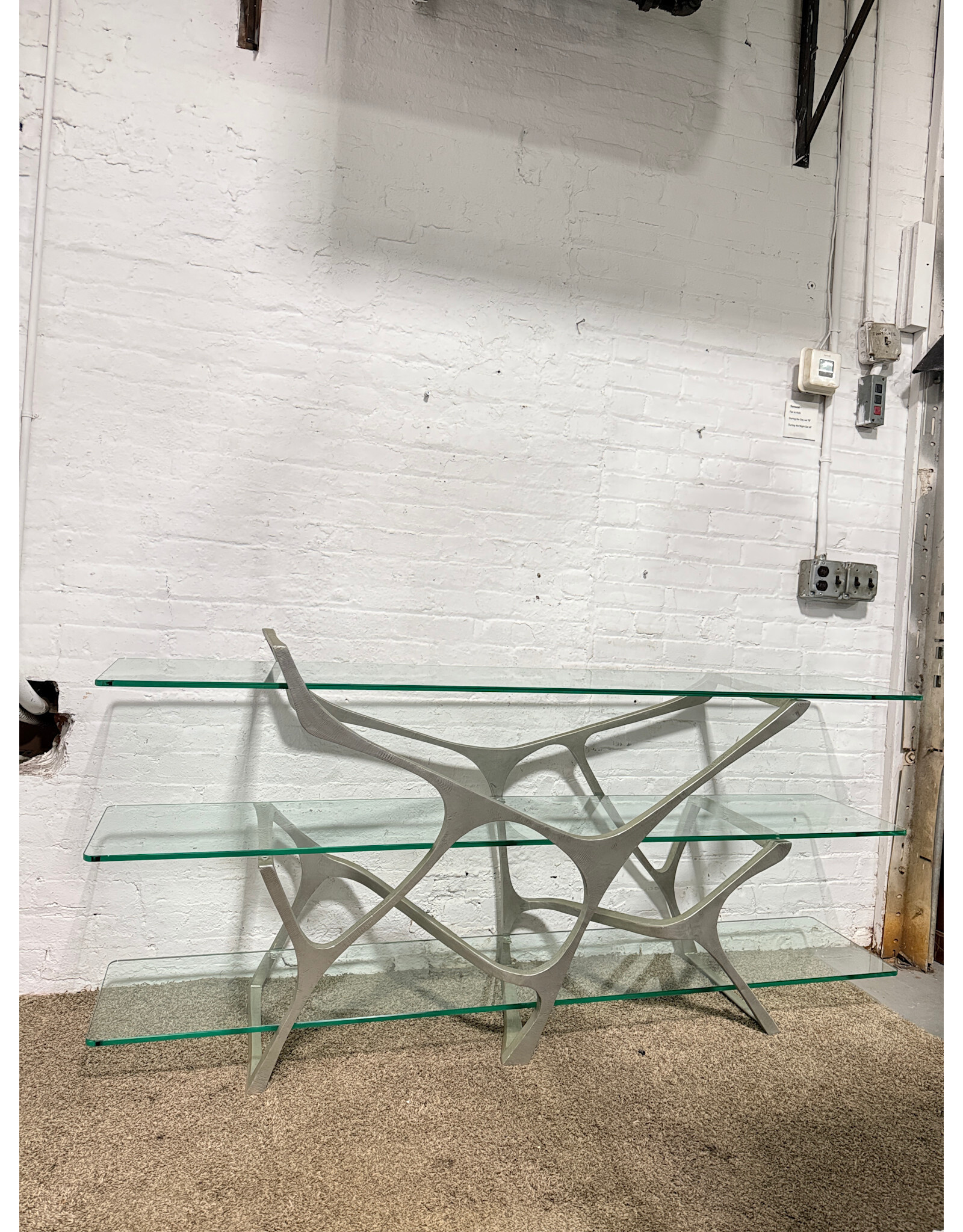 Gerald Artistic Aged Iron Console by Made Goods