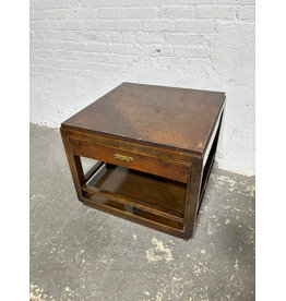 Drexel Heritage Style Burlwood Nightstand