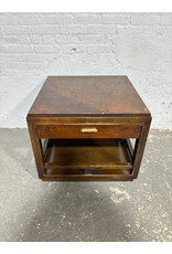 Drexel Heritage Style Burlwood Nightstand