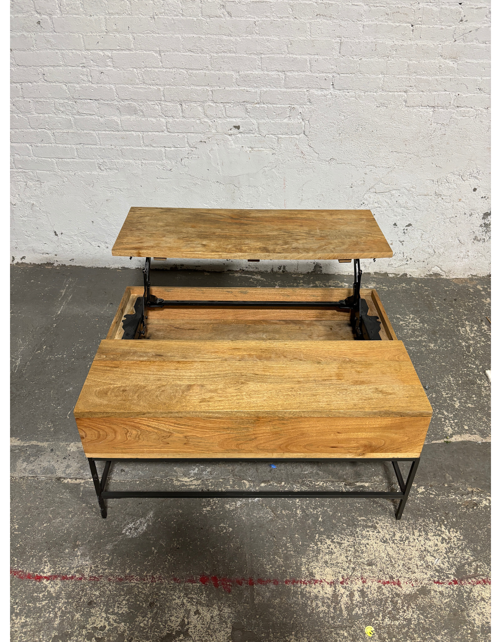 West Elm Industrial Storage Collection Industrial Storage Coffee Table