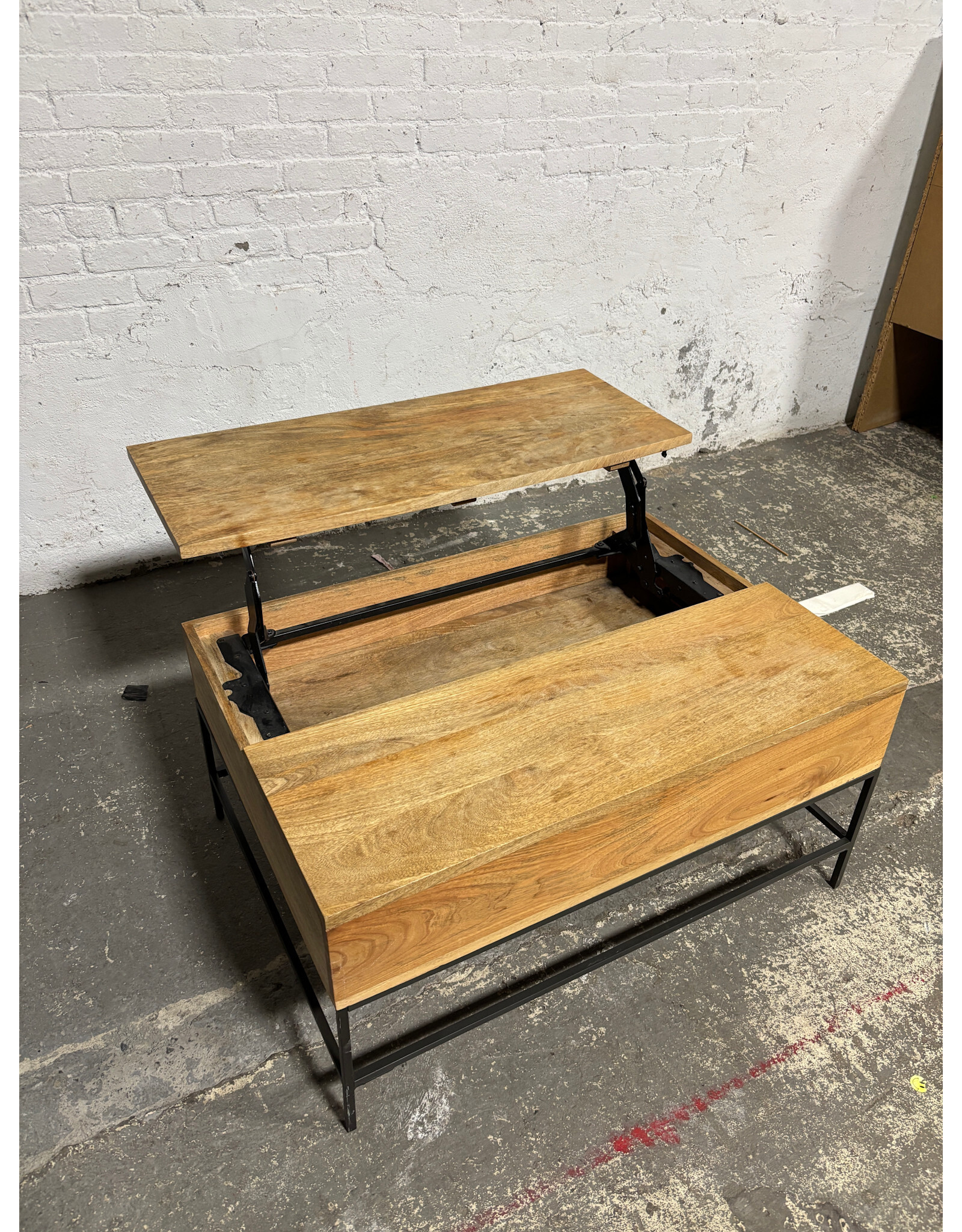 West Elm Industrial Storage Collection Industrial Storage Coffee Table