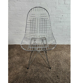 Silver Vitra Style Wire Chair