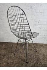 Silver Vitra Style Wire Chair