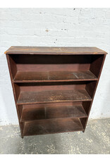 Oak Small Open Bookcase
