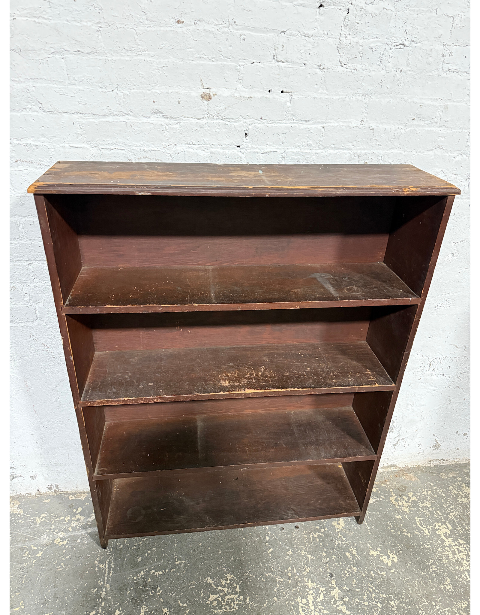 Oak Small Open Bookcase