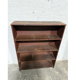 Oak Small Open Bookcase