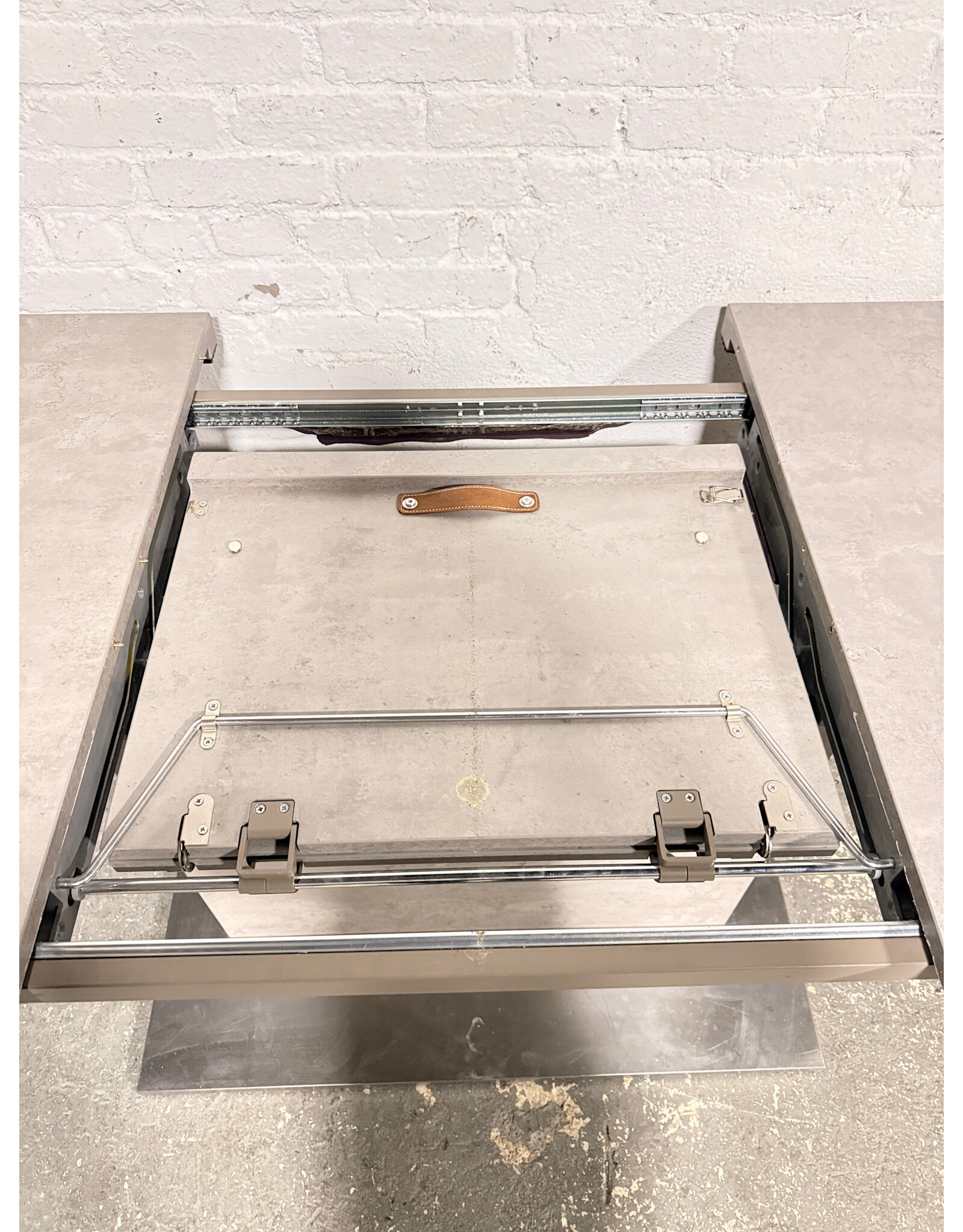 Kalinda Contemporary Butterfly Extendable Dining Table