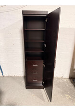 Modern Madden Wood Wardrobe Cabinet, 3 Drawers