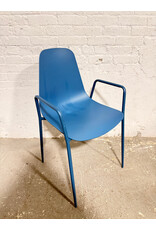 Article Svelti Stackable Dining Chair by Article in that Lago Blue