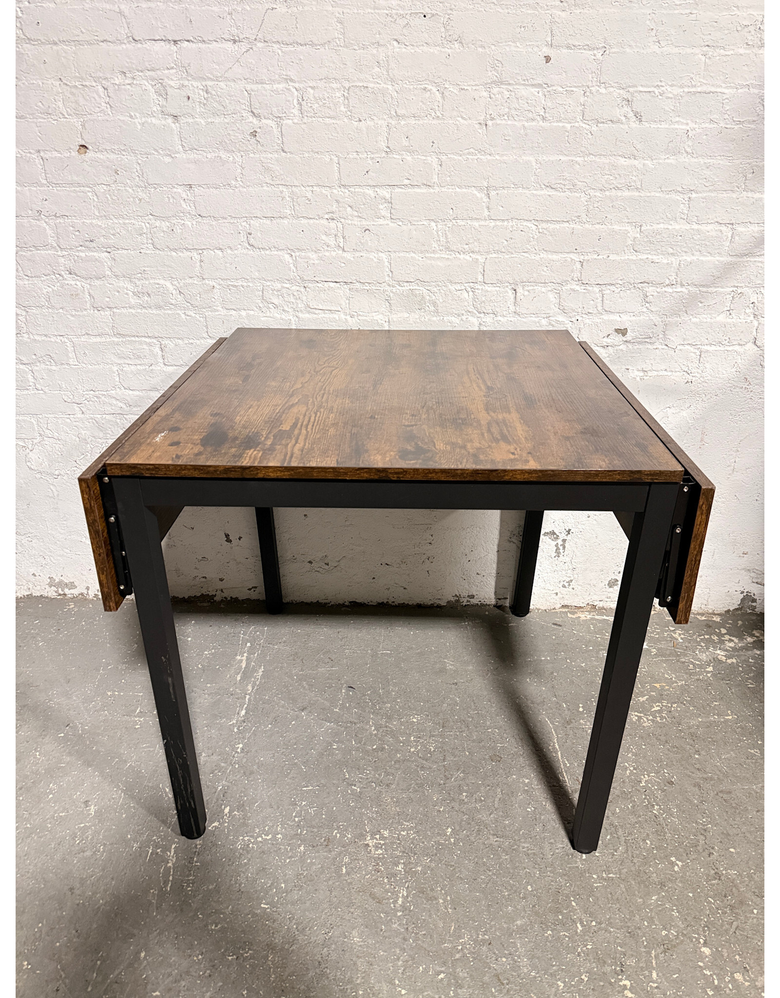 Vasagle Industrial Extendable Drop Leaf Dining Table