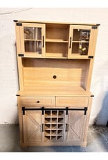 Modern Home Wood Liquor Bar Cabinet