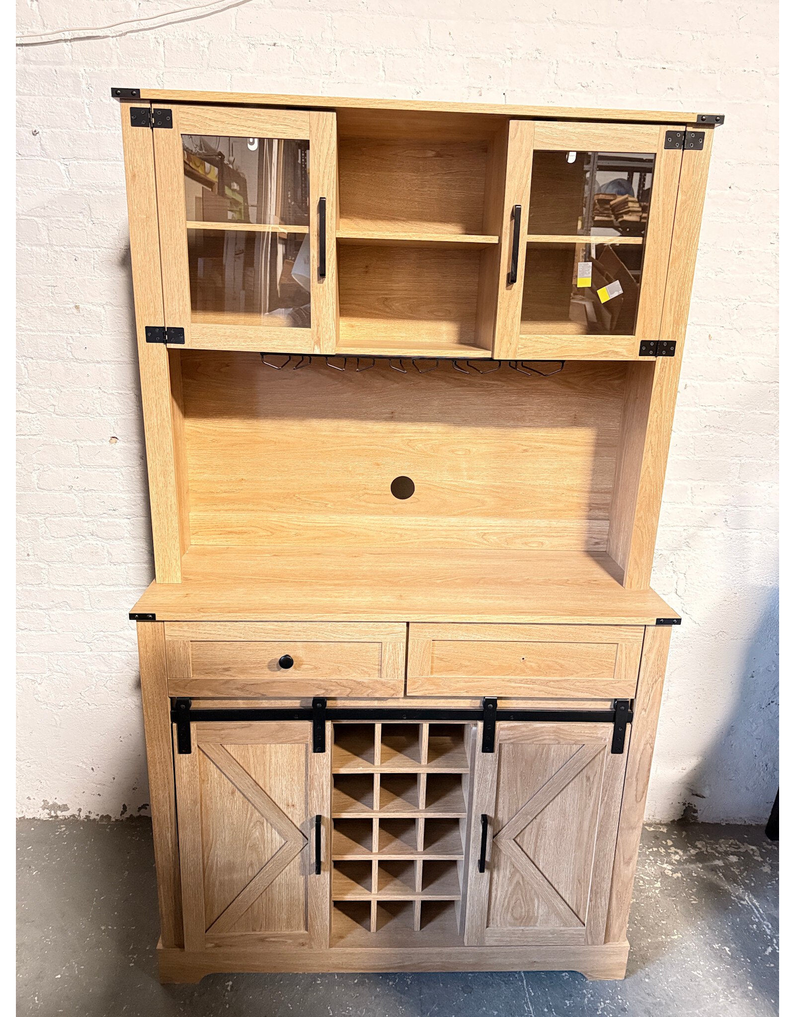 Modern Home Wood Liquor Bar Cabinet