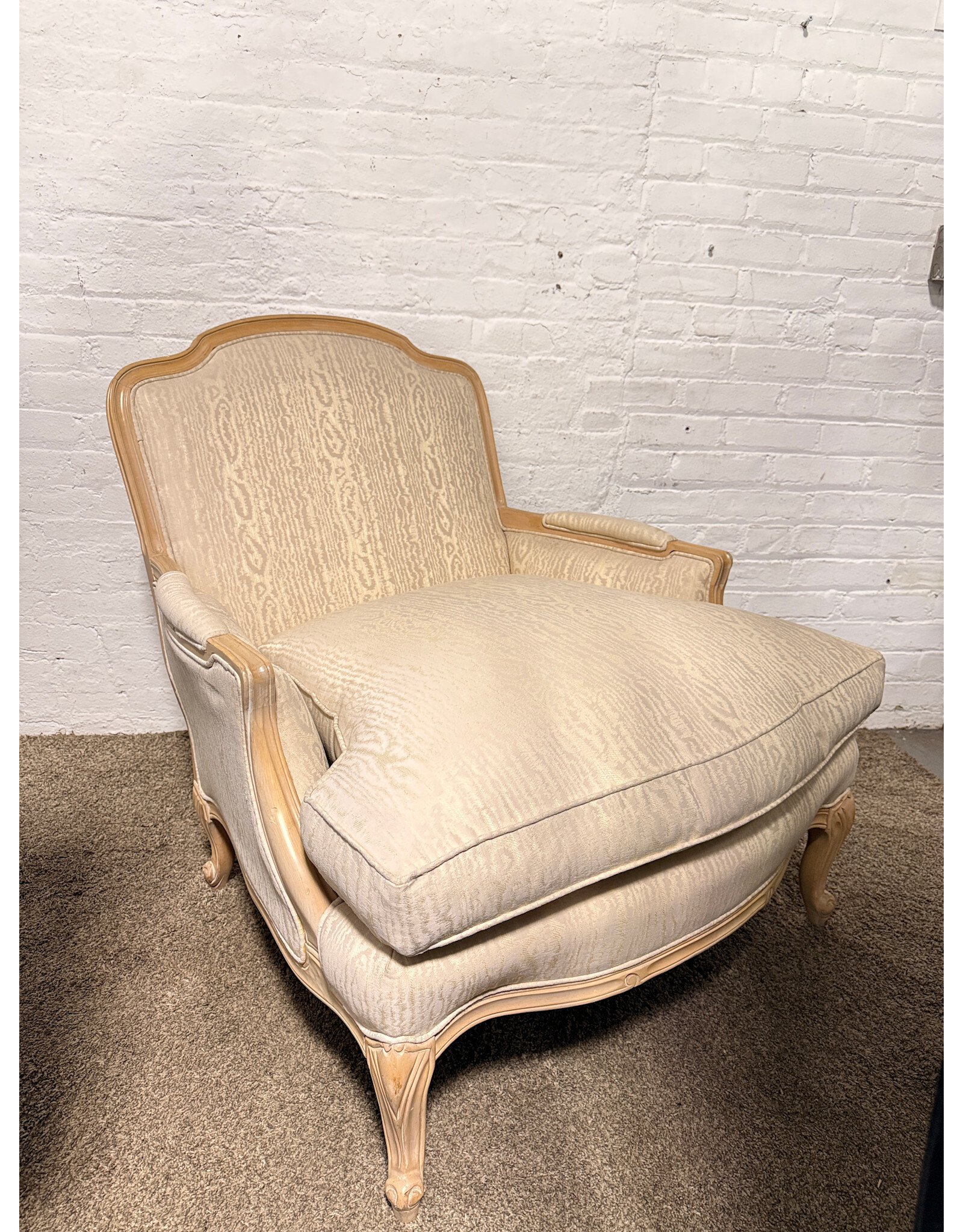 Sam Moore Louis XV Style Lounge Chair