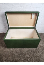 MCM Green Vinyl Storage Trunk