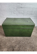 MCM Green Vinyl Storage Trunk