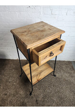 Wooden 2-tier Side Table