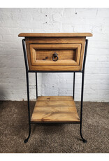 Wooden 2-tier Side Table