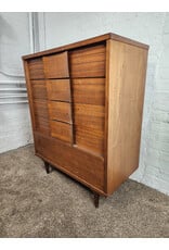 MCM Johnson Carper Style 5-drawer Highboy Dresser