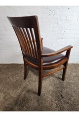 Vintage Wooden Bankers Chair
