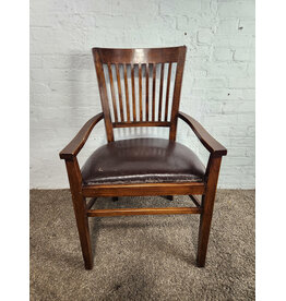Vintage Wooden Bankers Chair