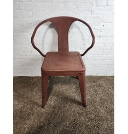PS Industrial Metal Rust Color Chair
