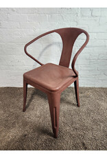 PS Industrial Metal Rust Color Chair