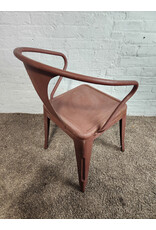 Industrial Metal Rust Color Chair