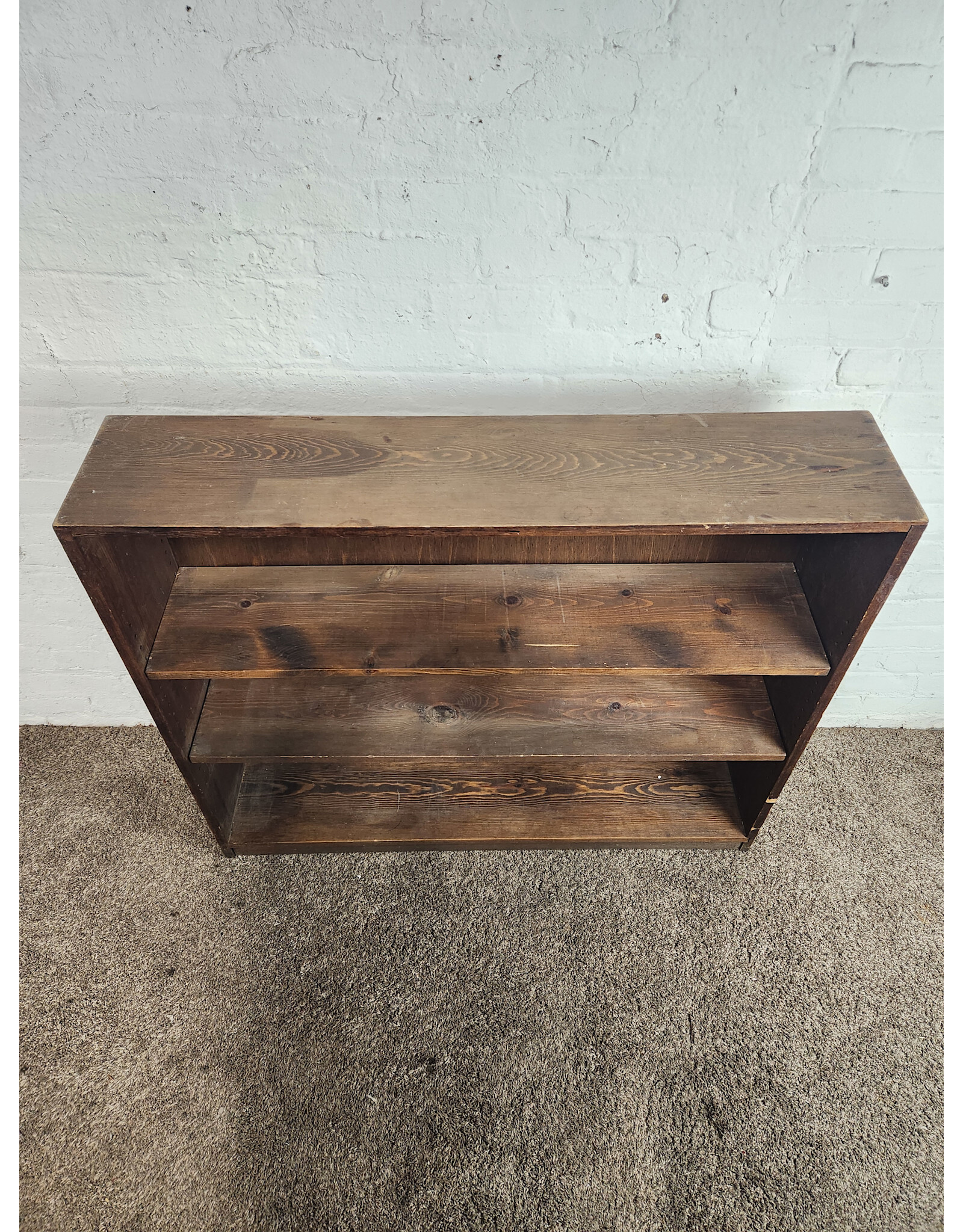 Vintage Wooden Adjustable Bookshelf