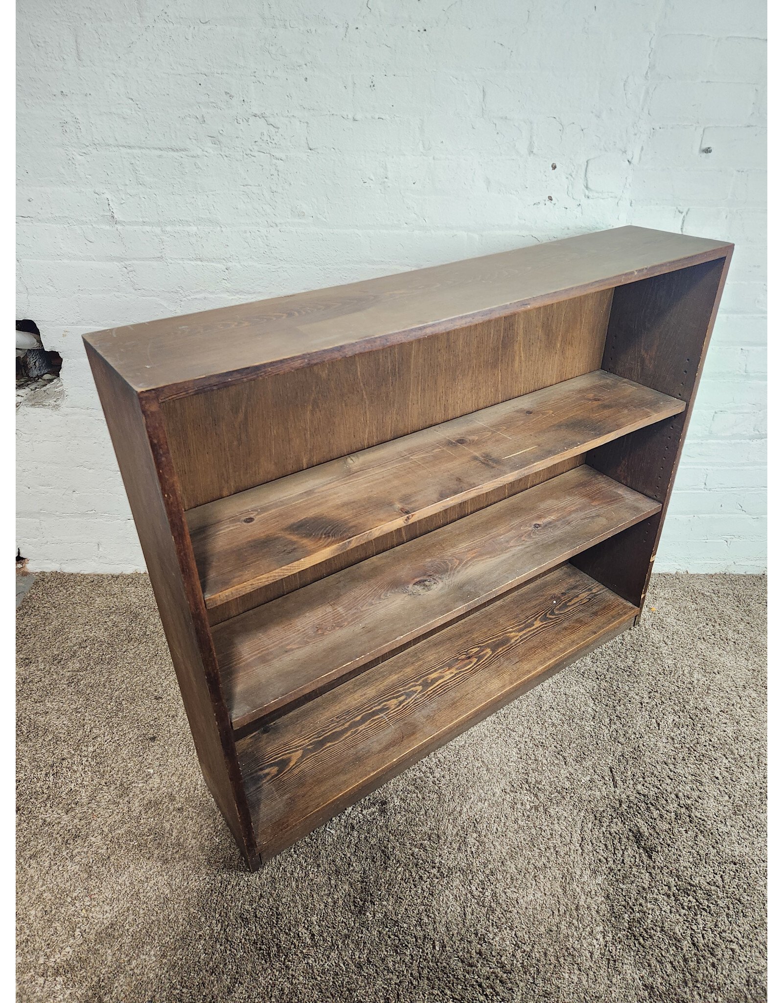 Vintage Wooden Adjustable Bookshelf