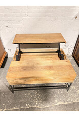 West Elm Industrial Storage Pop-up Coffee Table by West Elm in that Raw Mango